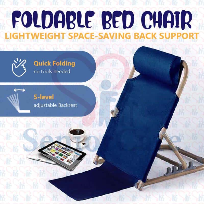 Foldable Backrest Bed Chair - SeniorCare - Singapore's Most Reliable Online  Elderly Store